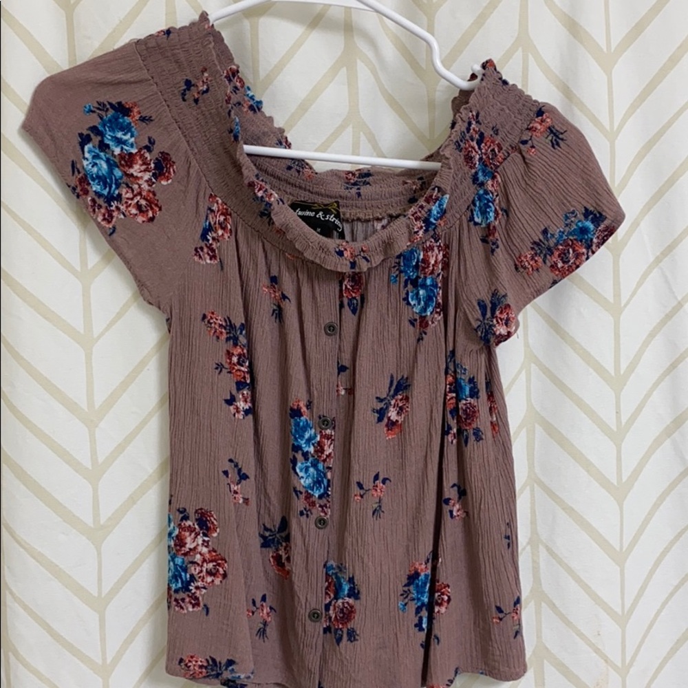 off the shoulder blouse